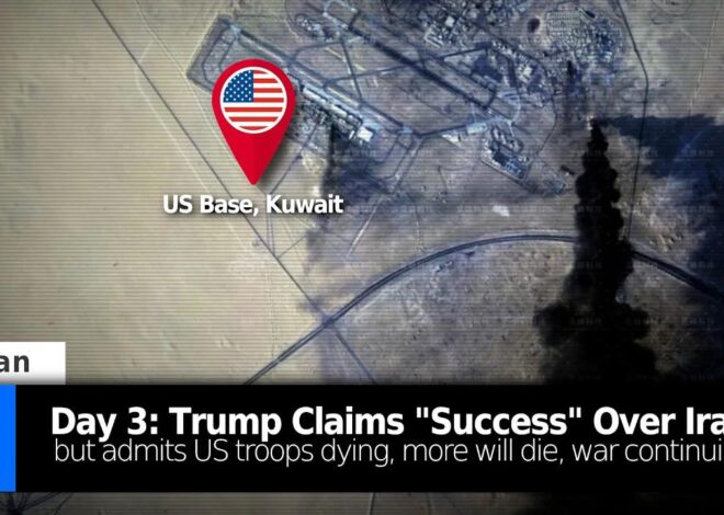 Day 3: Trump Declares "Success" vs. Iran, But Says War will Continue & More US Troops Will Die
