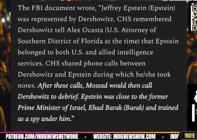 Epstein Files Give More Evidence That Jeffrey Epstein Was A Mossad Agent | @IndieNewsNow_