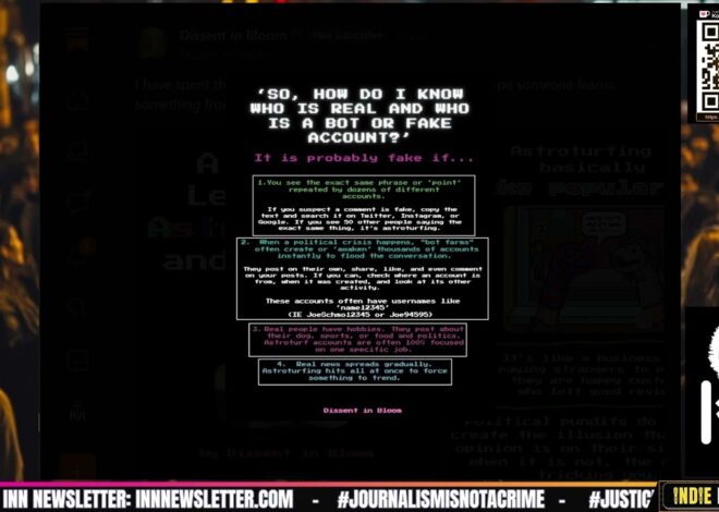 Astroturfed BotNet Farms | @IndieNewsNow_ @IndieMediaToday
