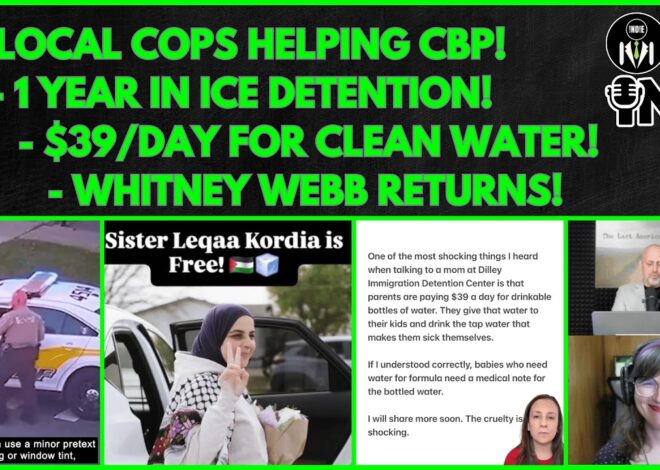 ICE Still Sucks, 1 YEAR Detained, $39/Day for Clean Water, Whitney Webb Returns | @GetIndieNews