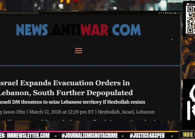 Israel Expands Evacuation Orders in Lebanon, South Further Depopulated | @IndieNewsNow_ @antiwarcom