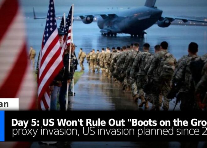 DAY 5: Trump Talks Backing Militants Inside Iran, Will Not Rule Out US Troops on the Ground