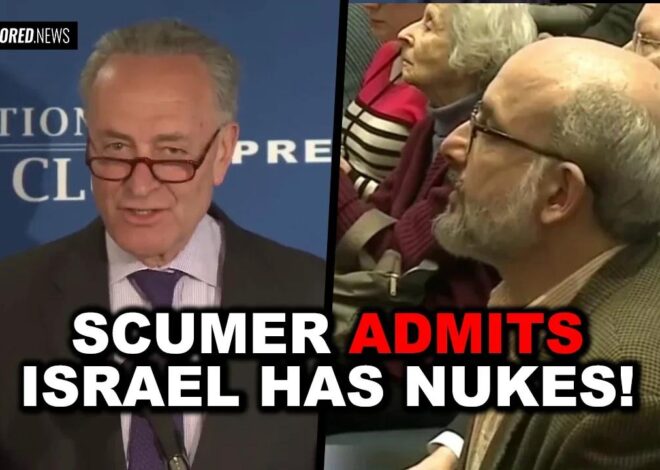 Chuck Schumer ADMITS Israel Has Nuclear Weapons! (2017)