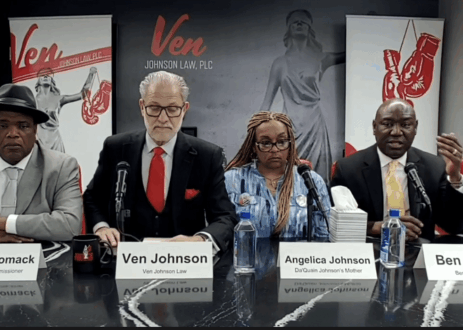 Civil Rights Attorney Ben Crump Holds Press Conference Demanding Transparency and Justice for Da’Quian Johnson