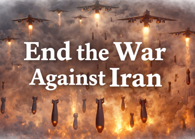 Bring the Troops Back. End This War Now!