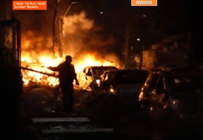 Israel Paralyzed as Iran Launches Successive Missile Waves, Strikes US Bases