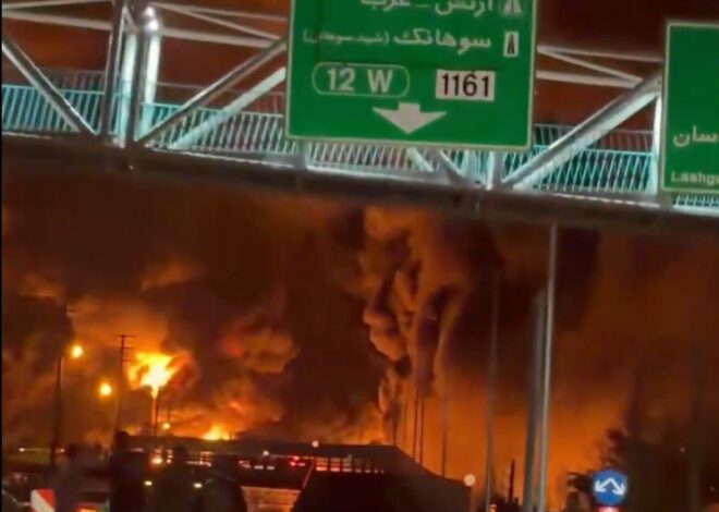 Women of Tehran liberated by fiery oil rain and carcinogenic smoke as their city burns
