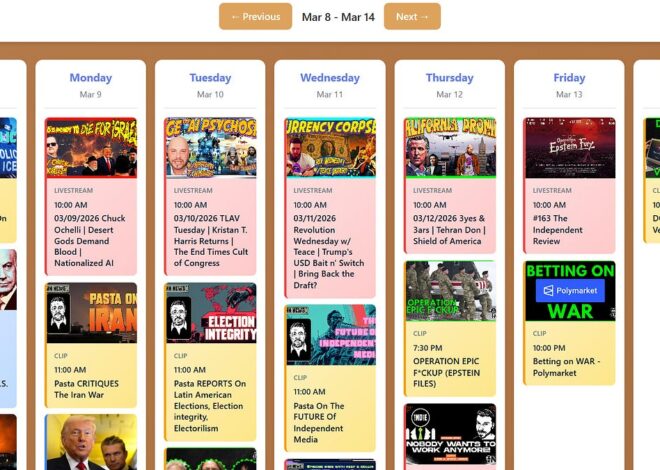 INN This Week 3/8 – 3/14/26 @GetIndieNews @IndLeftNews @AngelJRivera08 @SnowHimbo @ReefBreland @ogbonna_Collin @yopasta @AMWakeup @The_Dissident30 @SlowNewsDayShow @TheIndReview @IndieNewsNow_