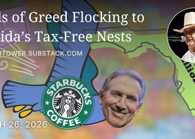 Birds of Greed Flocking to Florida’s Tax-Free Nests