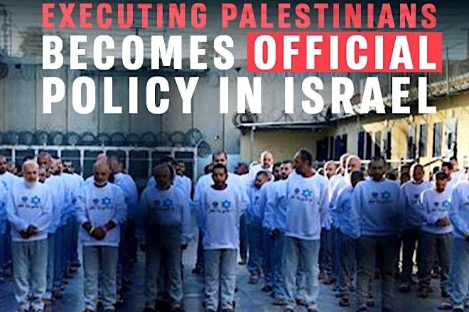 Israel approves the death penalty for Palestinians