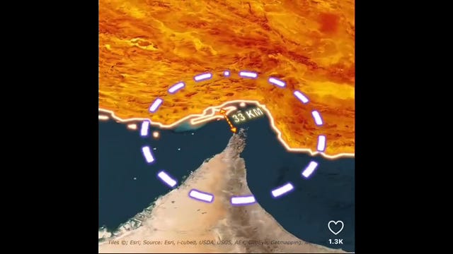 If Iran blocks the Strait of Hormuz.