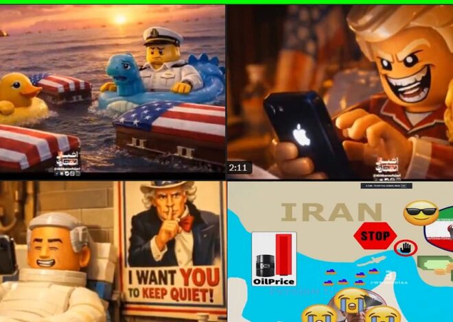 Iran Trolling Trump & Israel with LEGOs and Cartoons