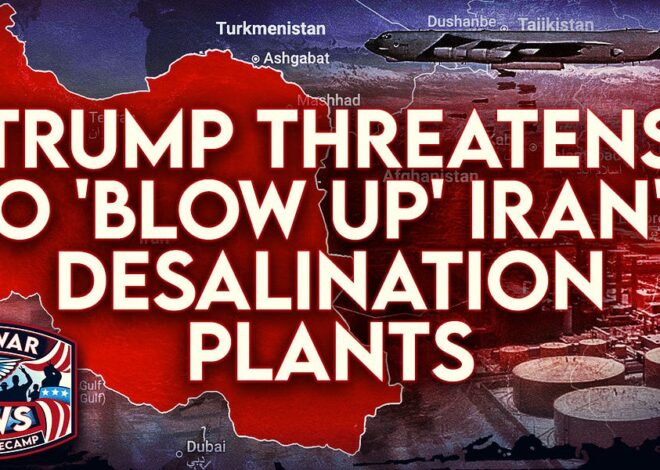 Antiwar News: Trump Threatens To 'Blow Up' Iran's Desalination, Israel Passes Palestinian Death Penalty, and More