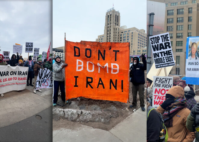Hundreds in Minneapolis Protest the War on Iran