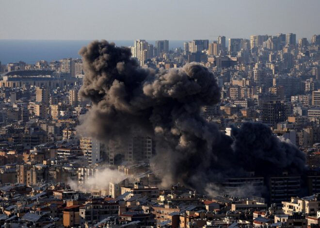 Israel Attacks Central Beirut as Death Toll Rises to 570
