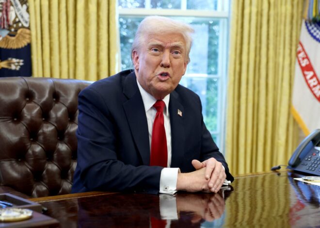 Trump Says US Military Will Stay Near Iran and Is Ready for ‘Next Conquest’