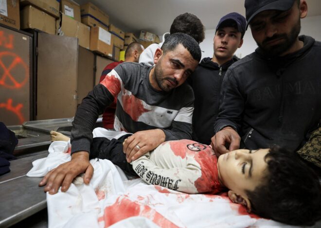 Israeli Strike Targeting Police Vehicle in Gaza City Kills Four, Including a Three-Year-Old Boy