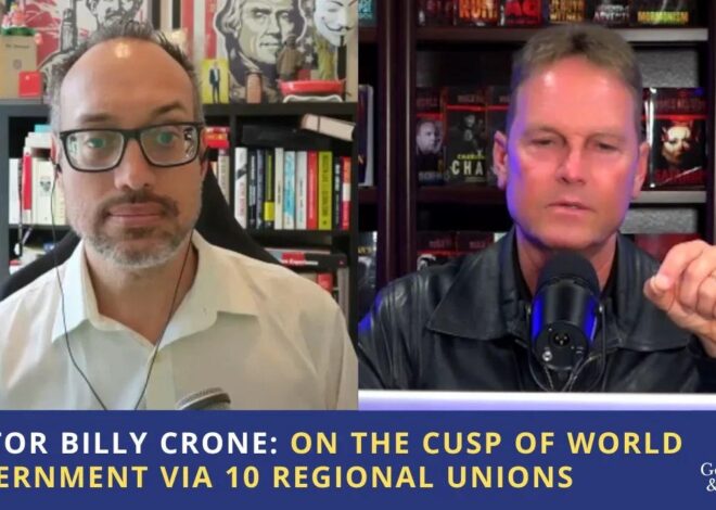 Pastor Billy Crone: On the Cusp of World Government via 10 Regional Unions