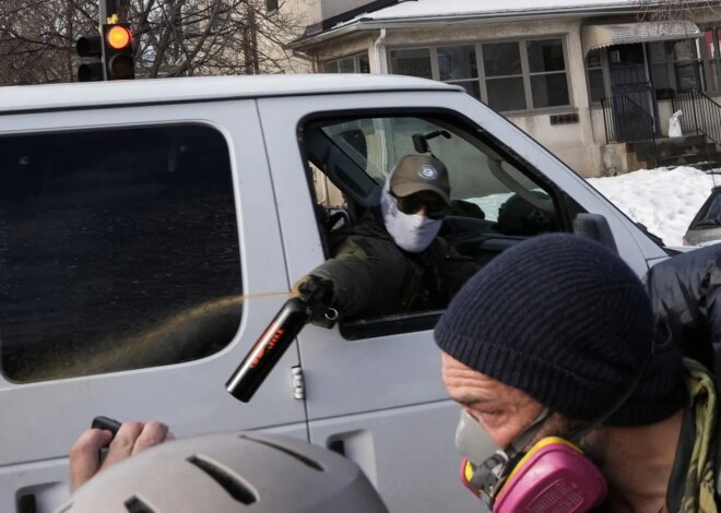 A Protester Threw a Snowball. Federal Agents Responded With Tear Gas and Pepper Balls. — ProPublica