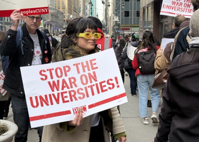 CUNY Rallies Against Political Repression: “All Four of us Will Walk Back Through Brooklyn College’s Gates”