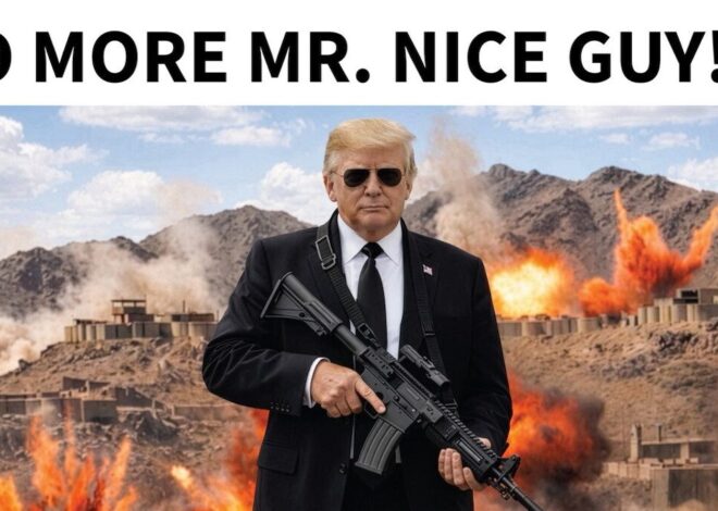 ‘No More Mr. Nice Guy’: Trump Threatens Iran With AI Image of Himself Holding a Gun