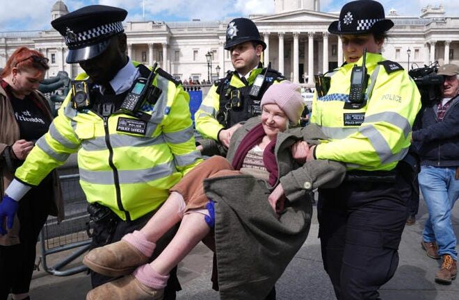 Country that lectures Iran on democracy arrests another 523 people for peacefully protesting