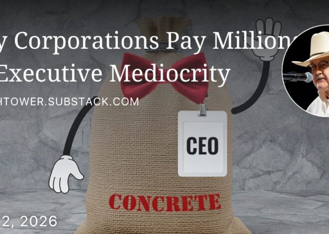 Why Corporations Pay Millions for Executive Mediocrity