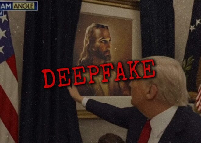 Deepfake Video of Trump Showing Off Jesus Portrait Goes Viral as He Threatens to ‘Reign Hell’ on Iran in the Name of ‘God’