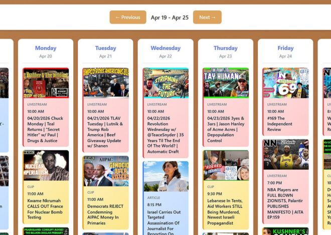 INN This Week 4/19 – 4/25/26 @GetIndieNews @IndLeftNews @AngelJRivera08 @ReefBreland @ogbonna_Collin @AMWakeup @The_Dissident30 @SlowNewsDayShow @TheIndReview @IndieNewsNow_ @TLAVagabond