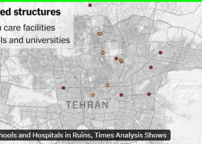 Israel Attacks Iran’s Civilian, Healthcare and Education Centers