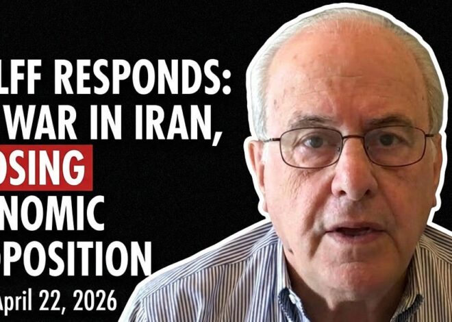 Wolff Responds: “The War in Iran, a losing economic proposition” Dated April 22, 2026