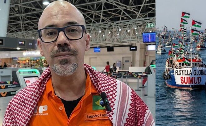Brazilian Oil Worker Leandro Lanfredi Joins Latest Gaza Flotilla