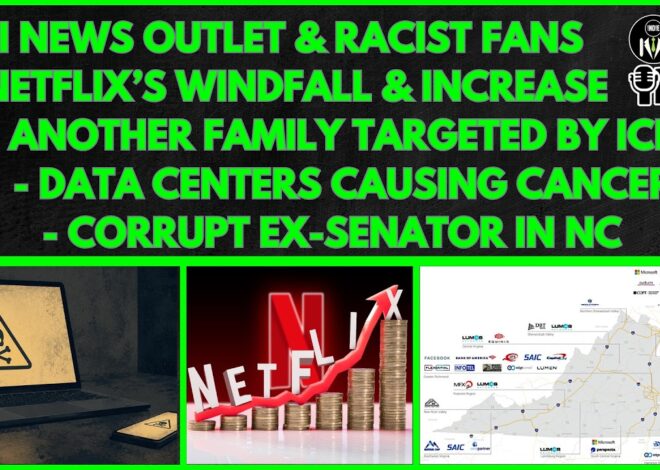 Netflix Increase, Data Center CANCER, AI News, Corrupt ex-Senator, JD Vance, Iran War, Hemp Study