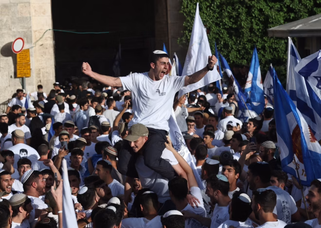 Israeli nationalists chant ‘death to Arabs’ in violent march