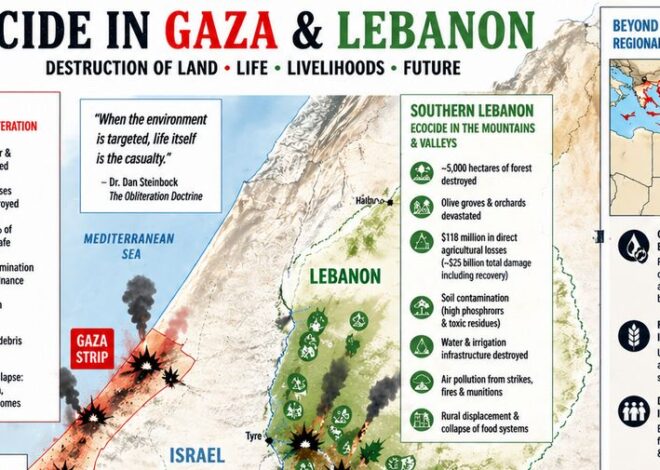 Obliteration Ecocide from Gaza to Lebanon and Beyond