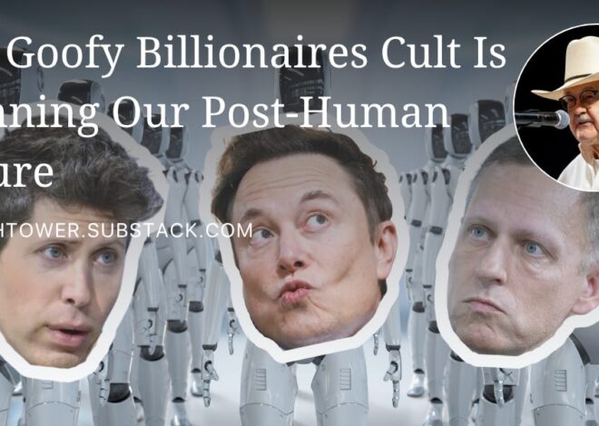 The Goofy Billionaires Cult Is Planning Our Post-Human Future