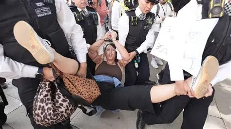It’s official: the police won’t arrest IDF Brits for genocide, but they will arrest you for protesting against it
