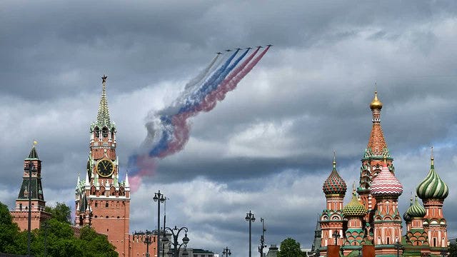 Zelensky Again Steps Down From Ledge as Russian V-Day Parade Predictably Proceeds as Planned