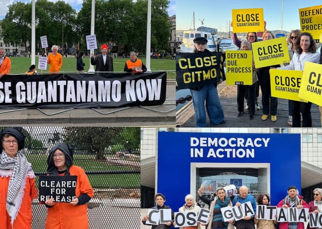 The 40th monthly global vigils for the closure of Guantánamo