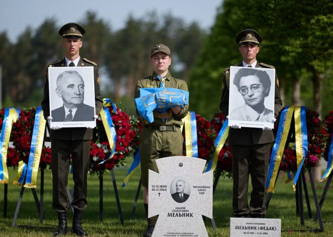 Ukraine Holds State Funeral For A Nazi.