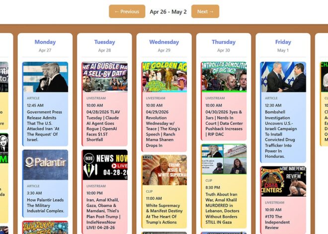 INN This Week 4/26 – 5/2/26 @GetIndieNews @IndLeftNews @AngelJRivera08 @jesse_jett @ReefBreland @ogbonna_Collin @AMWakeup @The_Dissident30 @SlowNewsDayShow @TheIndReview @IndieNewsNow_ @TLAVagabond