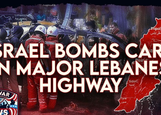 Antiwar News: Israel Bombs Cars on Major Lebanese Highway, US Surging Military Flights Near Cuba, and More