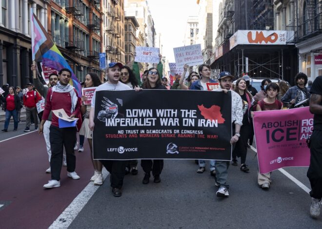 Thousands of Workers March in New York City for May Day