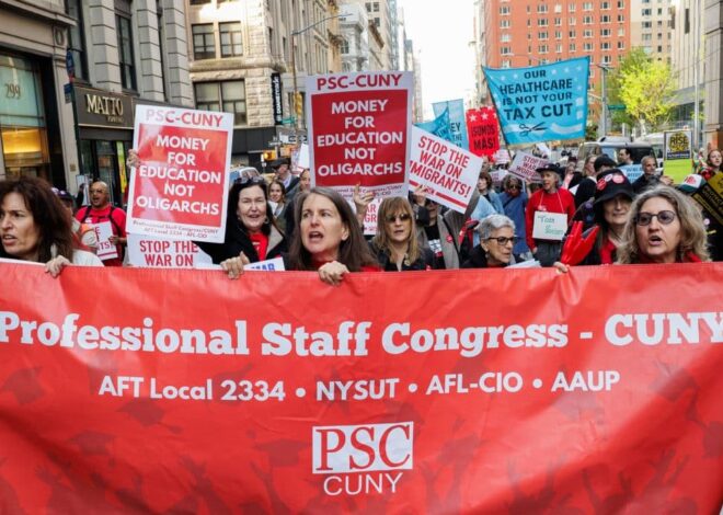 Voices from CUNY: Students and Workers Demand Full Rights for Immigrants, Defeat of U.S. Imperialism, and Reinstatement of the Fired Fourth on May Day