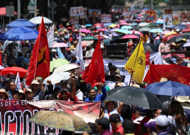 World Cup Kick-Off Greeted with Massive Protests in Mexico City 