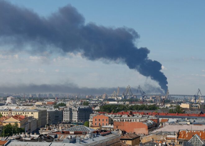 Ukrainian Drones Target St. Petersburg on First Day of Economic Forum as Part of Major Drone Attack