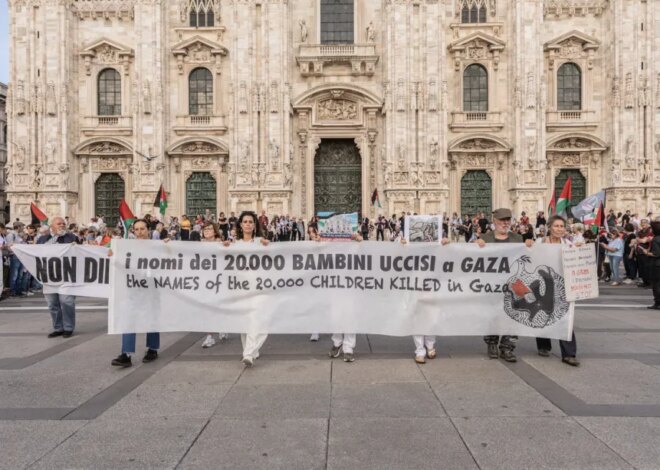 Thousands gather in Italy to commemorate Palestinian children killed in Gaza – Middle East Monitor