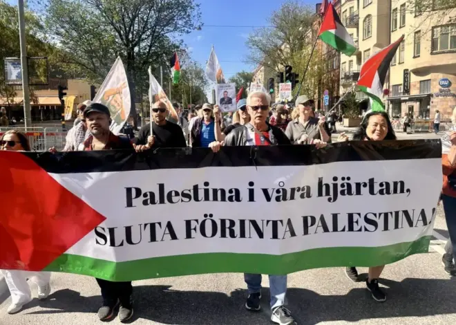 Protesters in Stockholm rally against Israeli attacks in Palestinian territories, Lebanon – Middle East Monitor