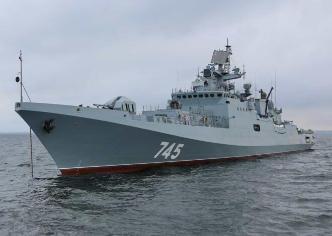 Russian Warship Fires Warning Shots in the English Channel