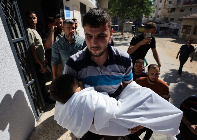Israeli Airstrike in Gaza City Kills Little Boy and His Father